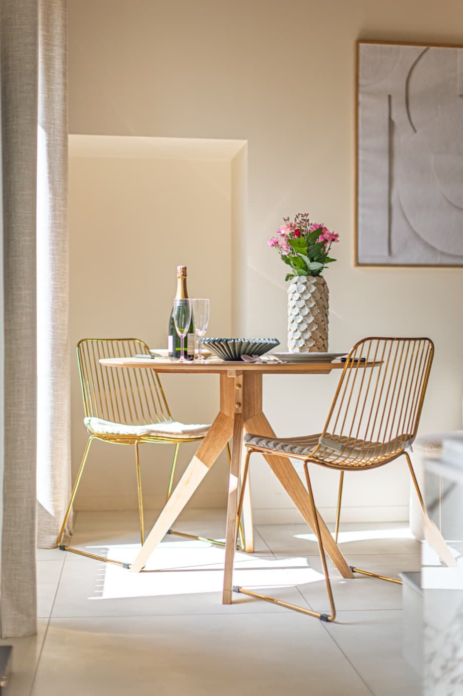 Détail de l’art de la table, Pure Haven à Chambéry